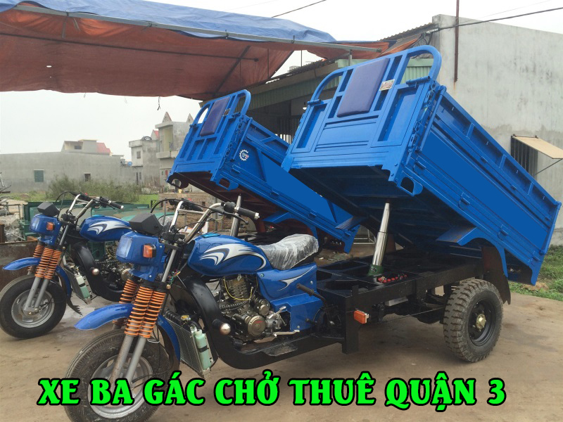 xe ba gác chở thuê quận 3